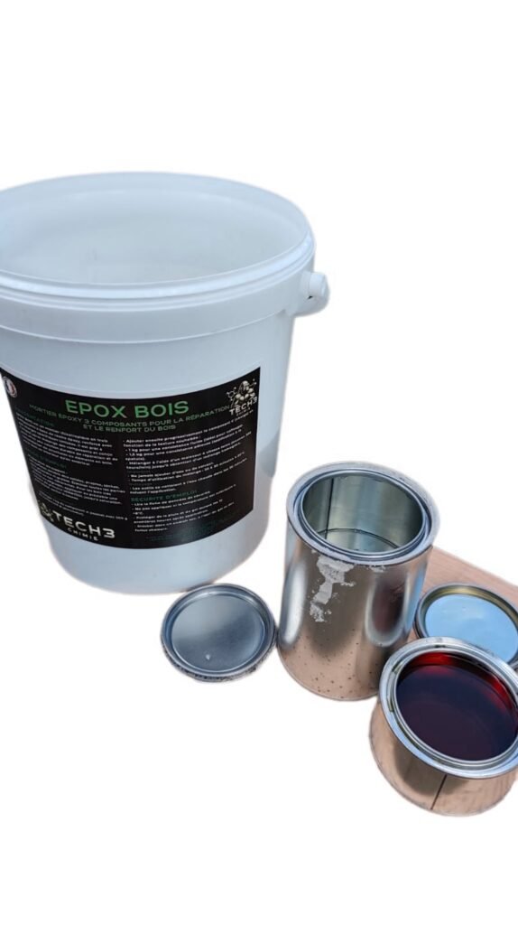 EPOX BOIS - Mortier époxy 3 composants pour la réparation et le renfort du bois